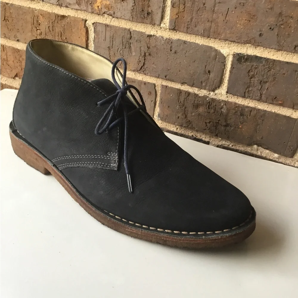 Johnston & Murphy Black Men's Chukka Boots